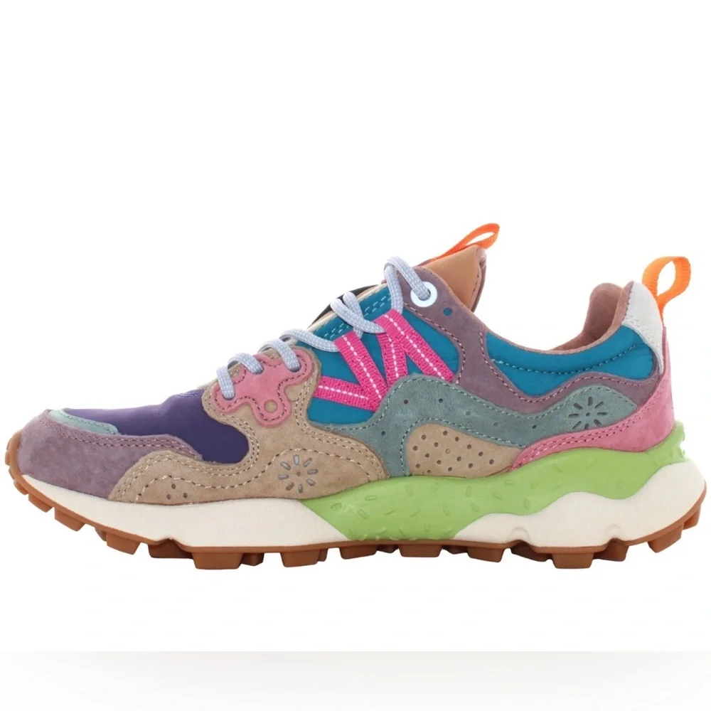 NWT Flower Mountain Yamano 3 Sneaker in Rose-Violet - Picture 2 of 16
